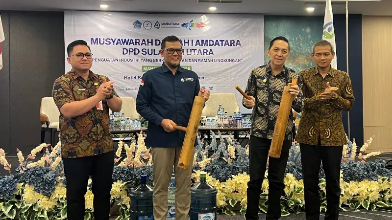 Pemukulan Tetenkoren menandai dibukanya Musda I AMDATARA, Kamis (25/6/2026).