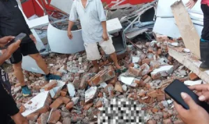 Korban meninggal dunia di Gedung KONI Manado Korban meninggal dunia di Gedung KONI Manado