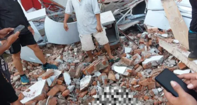 Korban meninggal dunia di Gedung KONI Manado