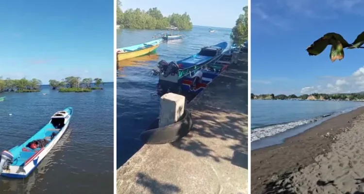 Pesisir pantai Minahasa Utara