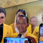 Menteri ESDM RI, Bahlil Lahadalia dalam kunjungan di Manado, Sulawesi Utara, Sabtu (11/4/2026).(Foto: vivasulut)