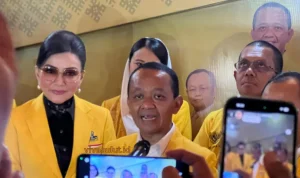 Menteri ESDM RI, Bahlil Lahadalia dalam kunjungan di Manado, Sulawesi Utara, Sabtu (11/4/2026).(Foto: vivasulut)