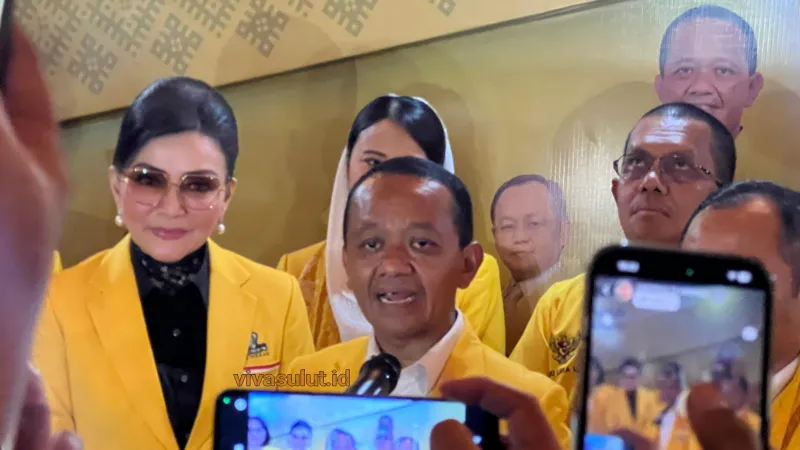 Menteri ESDM RI, Bahlil Lahadalia dalam kunjungan di Manado, Sulawesi Utara, Sabtu (11/4/2026).(Foto: vivasulut)