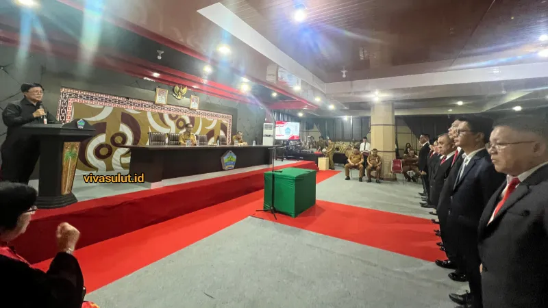 Pelantikan Pemkab Minut