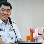 Kepala Bapenda Sulut, June Silangen menjabarkan program Gubernur, Yulius Selvanus.