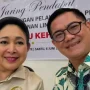 Bupati Minahasa Utara, Joune Ganda, mengambil foto selfie bersama Ketua Komisi IV DPR RI, Titiek Soeharto, dalam kunjungan ke MSM, Sabtu (6/6/2026).