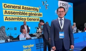 Bupati Minut Joune Ganda menjadi salah satu peserta dalam kongres internasional UCLG ASPAC di Kota Tangier, Maroko, Selasa (23/6/2026). Bupati Minut Joune Ganda menjadi salah satu peserta dalam kongres internasional UCLG ASPAC di Kota Tangier, Maroko, Selasa (23/6/2026).