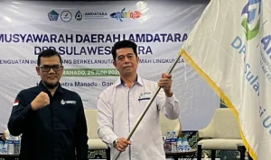 Bonifacius A.A.J. Dumanauw SH dikukuhkan sebagai Ketua AMDATARA Sulut .