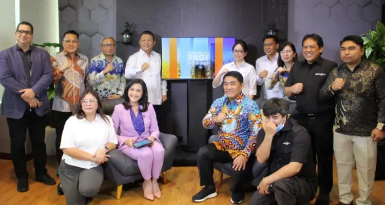 Gubernur Sulawesi Utara Yulius Selvanus bersilaturahmi dengan jajaran pimpinan Metro TV di Jakarta, Jumat (26/6/2026), serta menjadi narasumber program Selamat Pagi Indonesia.