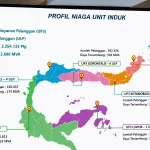 Grafis peta penyebaran pelanggan PLN Mobile di Suluttenggo.