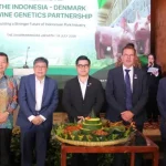 Bupati Minut Joune Ganda menghadiri peresmian Indonesia–Denmark Swine Genetics Partnership di The Dharmawangsa Jakarta, Selasa (14/7/2026).