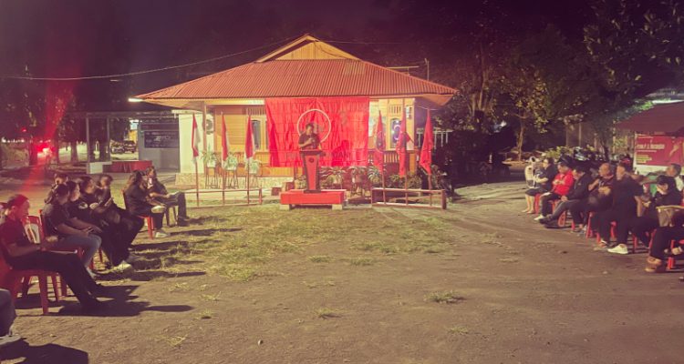 Refleksi peringatan Kudatuli DPC PDI Perjuangan Kota Bitung.(ist)