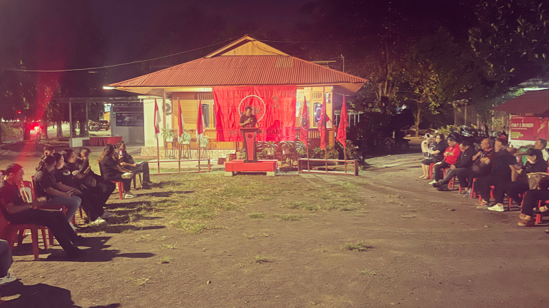 Refleksi peringatan Kudatuli DPC PDI Perjuangan Kota Bitung.(ist)