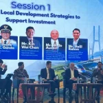 Bupati Minut DR Joune Ganda menjadi salah satu panelis dalam diskusi pada sesi Bulding Local Development Strategies to Support Investment pada APKASI Otonomi Expo 2026.(foto: VivaSulut)