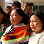 Vonny Panambunan tiba di Bandara Sam Ratulangi Manado, Senin (31/8/2026) setelah ditangkap di Timika terkait penanganan kasus pengadaan lahan RSUD Maria Walanda Maramis.