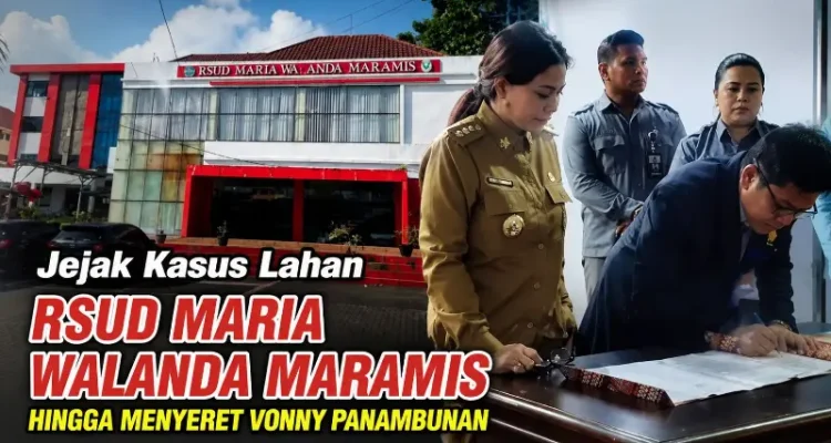Dokumentasi penandatanganan perubahan APBD Minut tahun 2019 antara Bupati Minut Vonny Panambunan dan Ketua DPRD Minut Denny Lolong disaksikan wakil ketua DPRD Olivia Mantiri, di dalamnya menyetujui pembayaran pembebasan lahan rumah sakit.