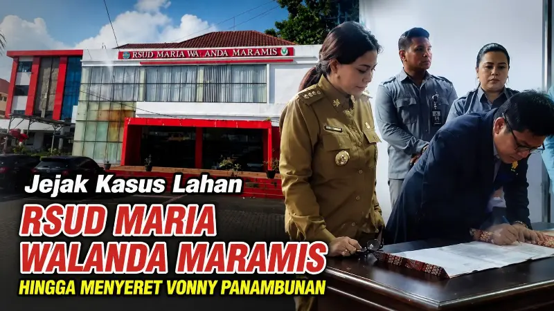Dokumentasi penandatanganan perubahan APBD Minut tahun 2019 antara Bupati Minut Vonny Panambunan dan Ketua DPRD Minut Denny Lolong disaksikan wakil ketua DPRD Olivia Mantiri, di dalamnya menyetujui pembayaran pembebasan lahan rumah sakit.