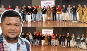 Ketua PROWM periode 2026-2028, Edwin Bawole mendapat kepercayaan puluhan jurnalis biro Minahasa Utara. Ketua PROWM periode 2026-2028, Edwin Bawole mendapat kepercayaan puluhan jurnalis biro Minahasa Utara.