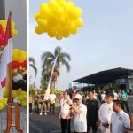 Ketua ILUNI UI Sulut Joune Ganda pada perayaan satu dekade ILUNI UI Sulut yang digelar di kawasan Mega Mas Manado, Sabtu (3/10/2026).