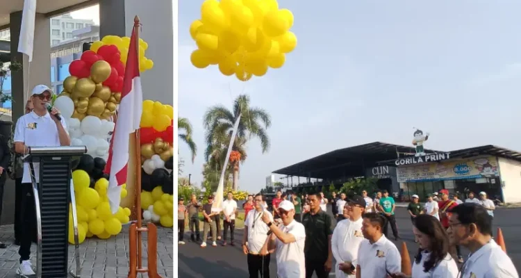 Ketua ILUNI UI Sulut Joune Ganda pada perayaan satu dekade ILUNI UI Sulut yang digelar di kawasan Mega Mas Manado, Sabtu (3/10/2026).