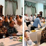 Bupati Minahasa Utara Joune Ganda, menjadi satu dari 42 kepala daerah yang diundang dalam rapat membahas bioetanol di Kementerian Pertanian di Pengadegan, Jakarta Selatan, Senin (21/9/2026).